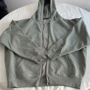 Brandy Melville Sage Green Hoodie